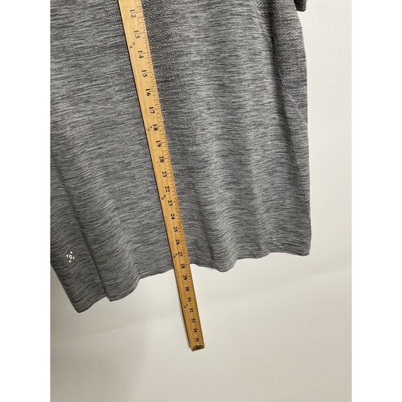 Lululemon Metal Vent Tech Shirt Men's Large Gray Short Sleeve Gym Running Top - Picture 9 of 12